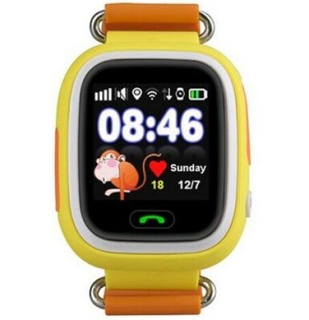 Ceas Smartwatch cu GPS Copii iUni Kid100, Touchscreen, Bluetooth, Telefon incorporat, Buton SOS, Por