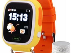 Ceas Smartwatch cu GPS Copii iUni Kid100, Touchscreen, Bluetooth, Telefon incorporat, Buton SOS, Por